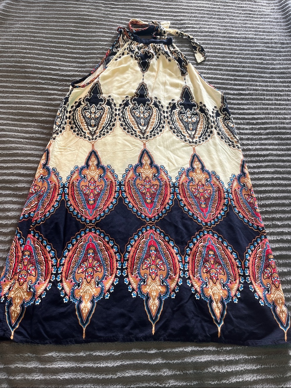 Boho halter style shift dress